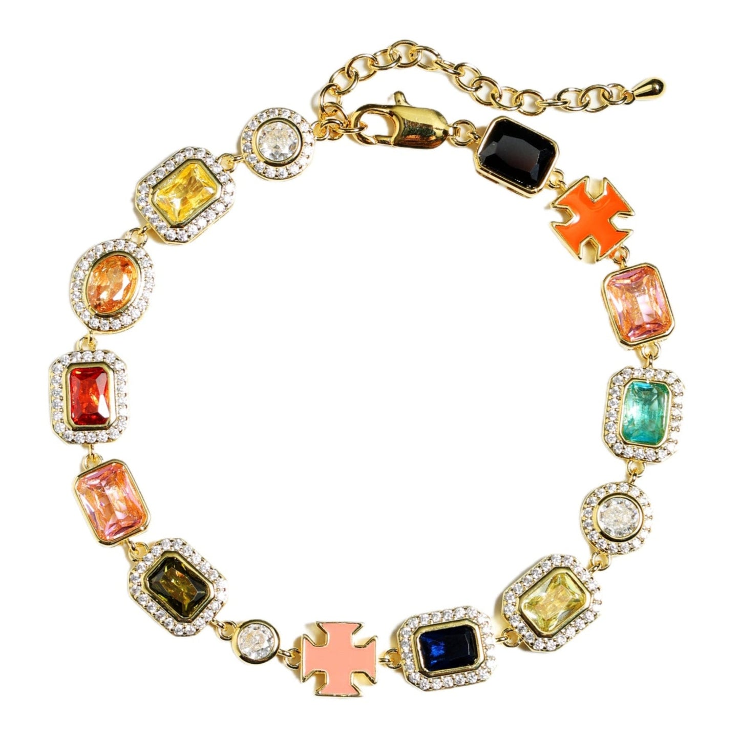 Gold Solstice Bundle - Gemstone Necklace & Bracelet