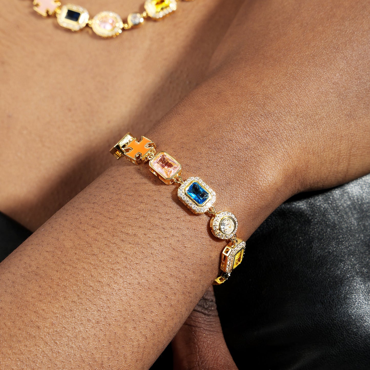 Gold Solstice Bundle - Gemstone Necklace & Bracelet