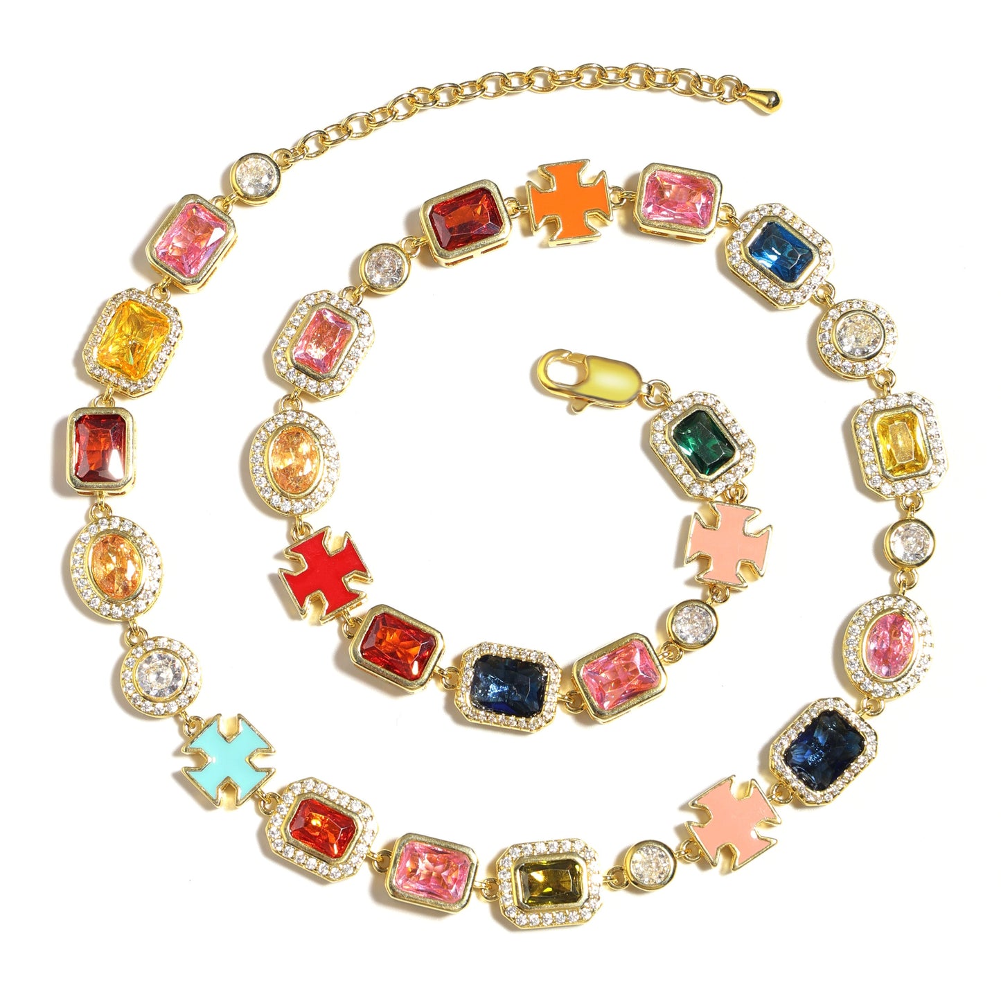 Gold Solstice Bundle - Gemstone Necklace & Bracelet
