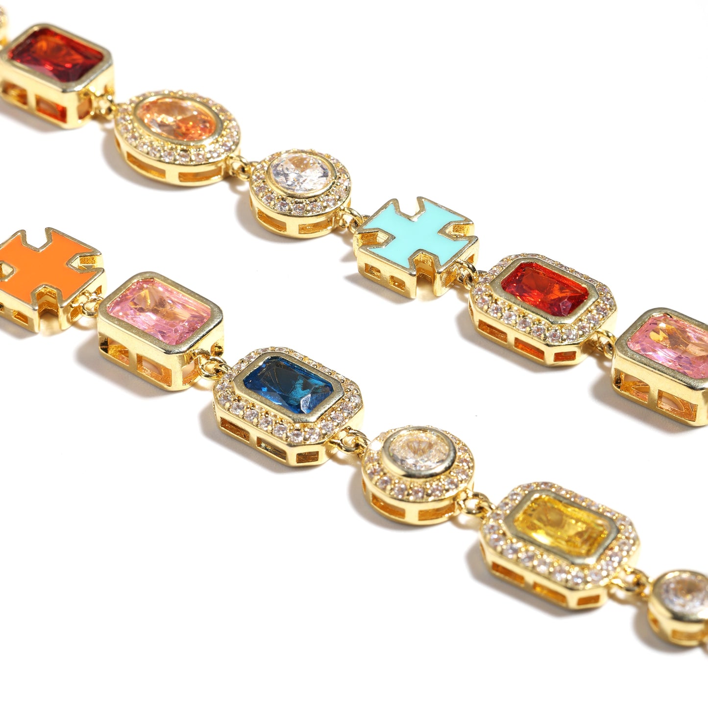 Gold Solstice Bundle - Gemstone Necklace & Bracelet