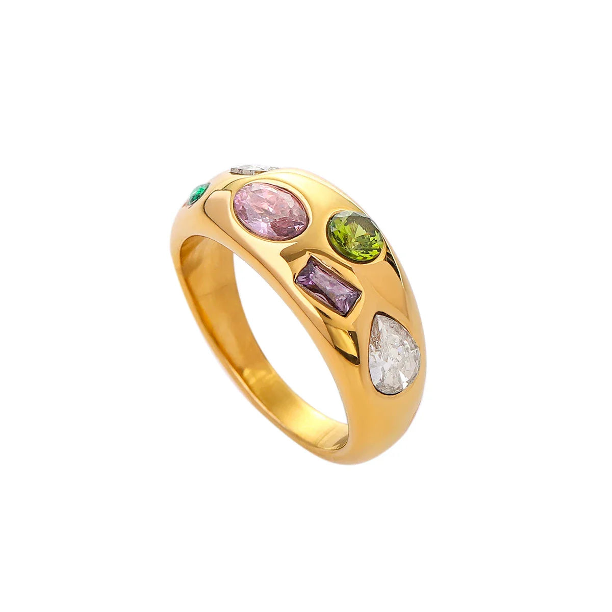 Chunky Gem Mine Ring