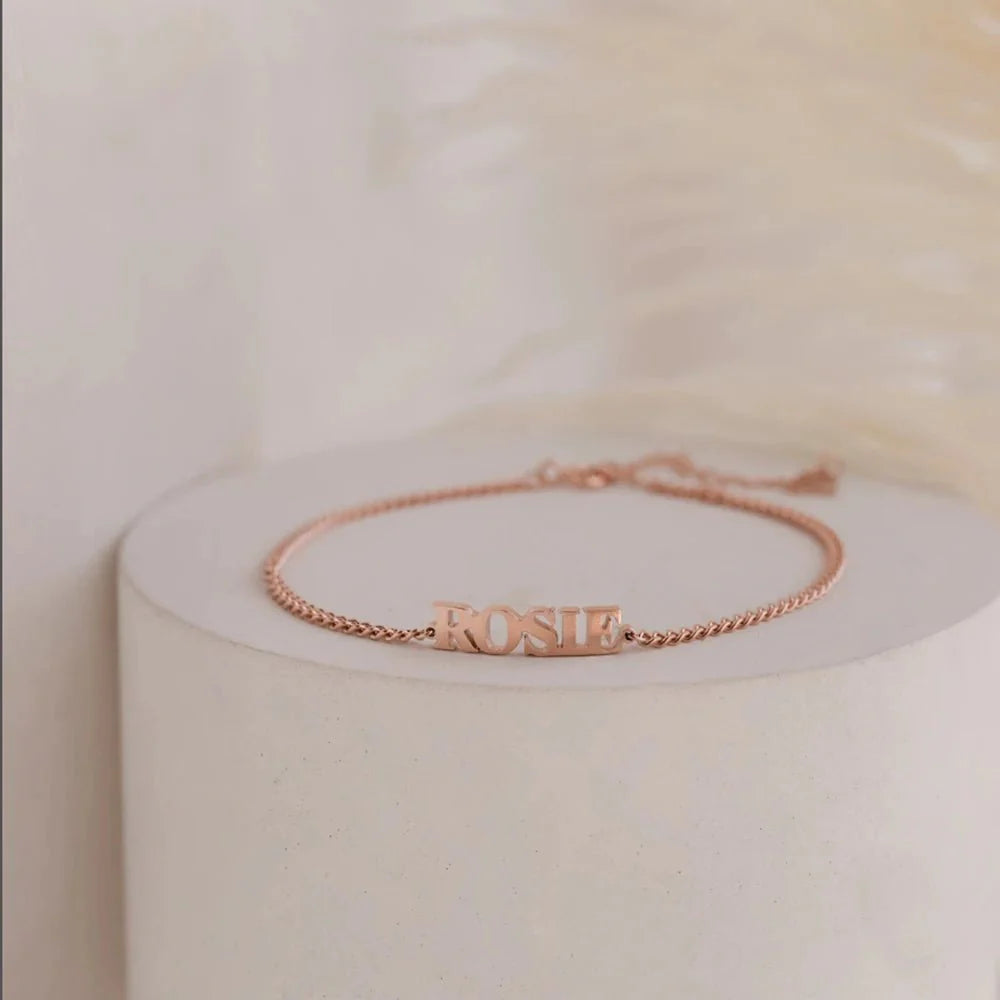 Customized Name Chain Bracelet