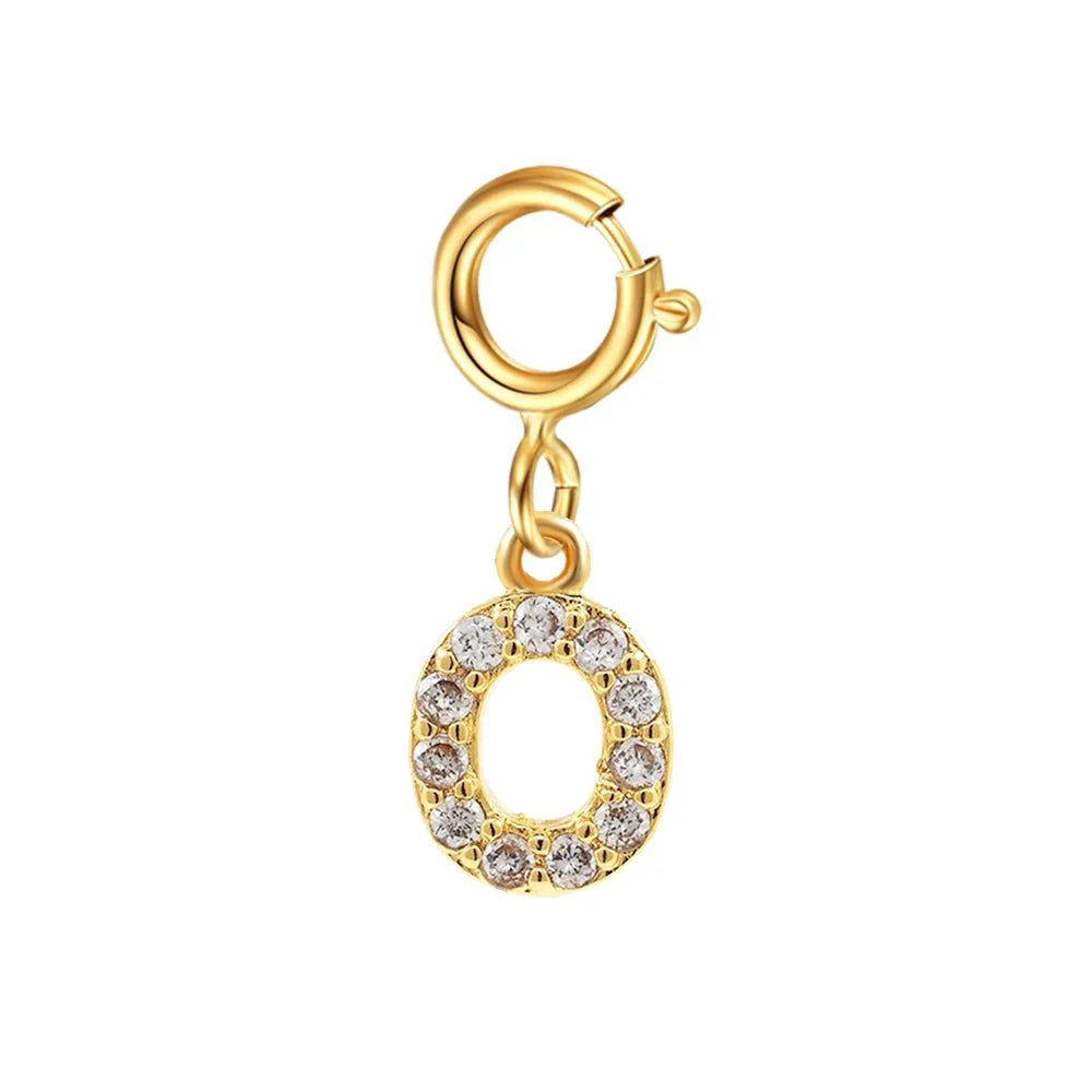Dainty Cuban Figaro Chain Letter Initial Bracelet