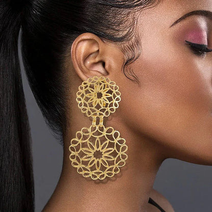 Bold Frequency Geometric Earrings