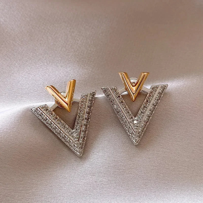 Classic Double V "Veinci" Earrings