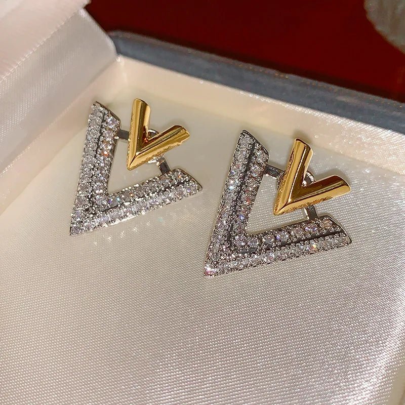 Classic Double V "Veinci" Earrings