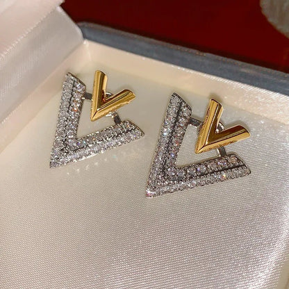 Classic Double V "Veinci" Earrings