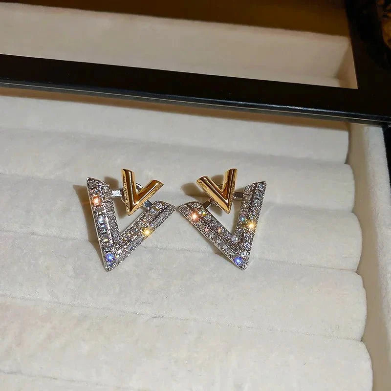 Classic Double V "Veinci" Earrings