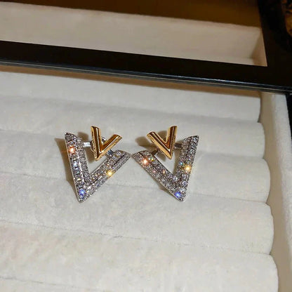 Classic Double V "Veinci" Earrings