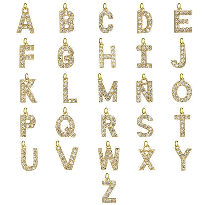 Classy Pearl Clasp Letter Initial Bracelets