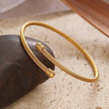 Classy Twisted Bangle Bracelet