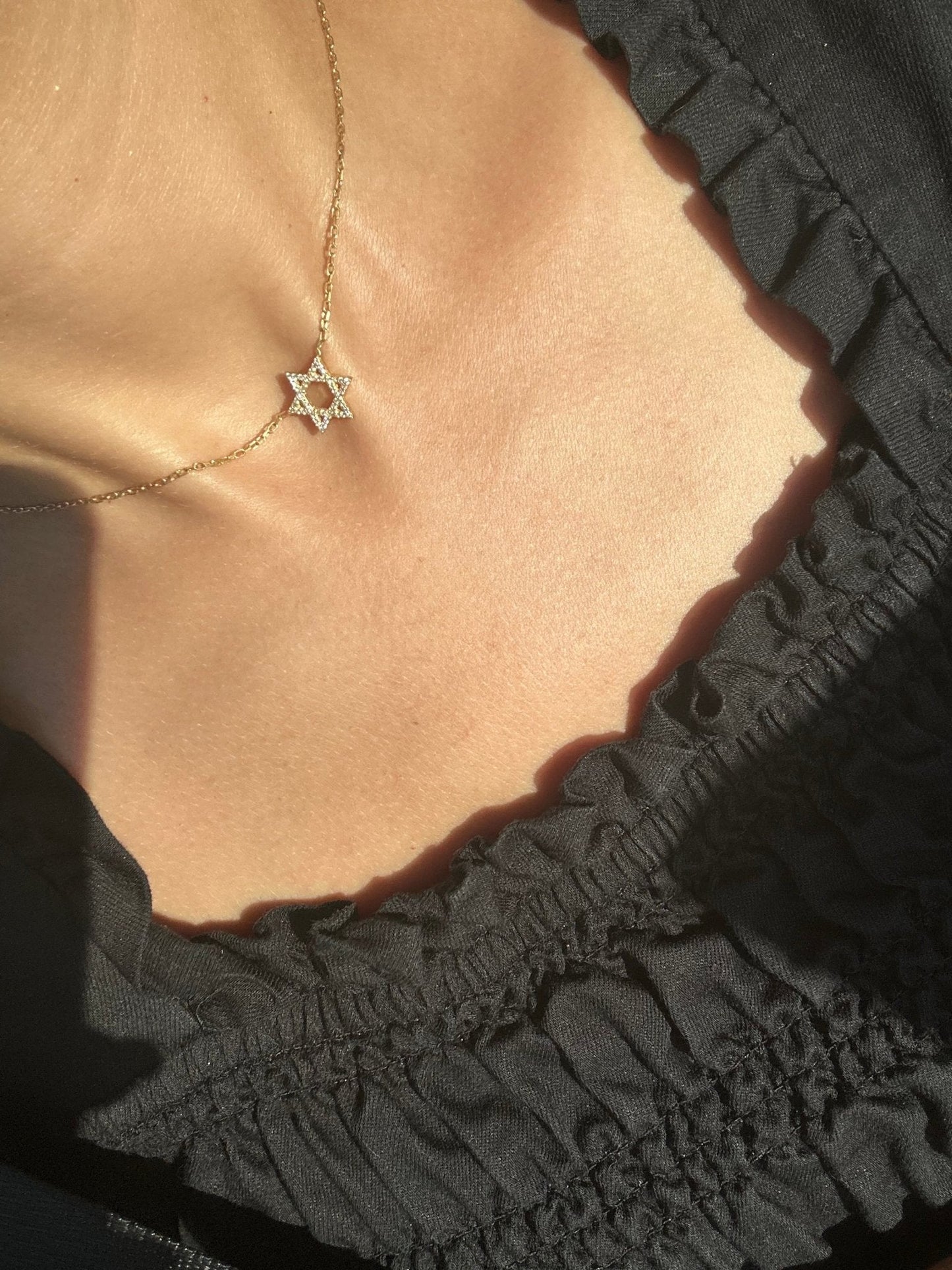 Dainty Star of David Necklace