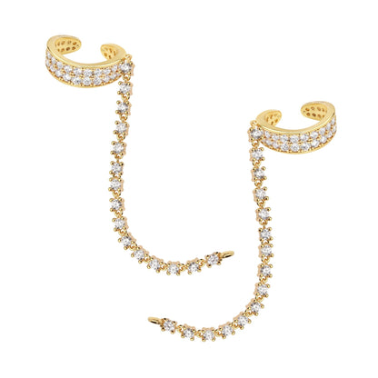 Diamond Rope Ear Cuff