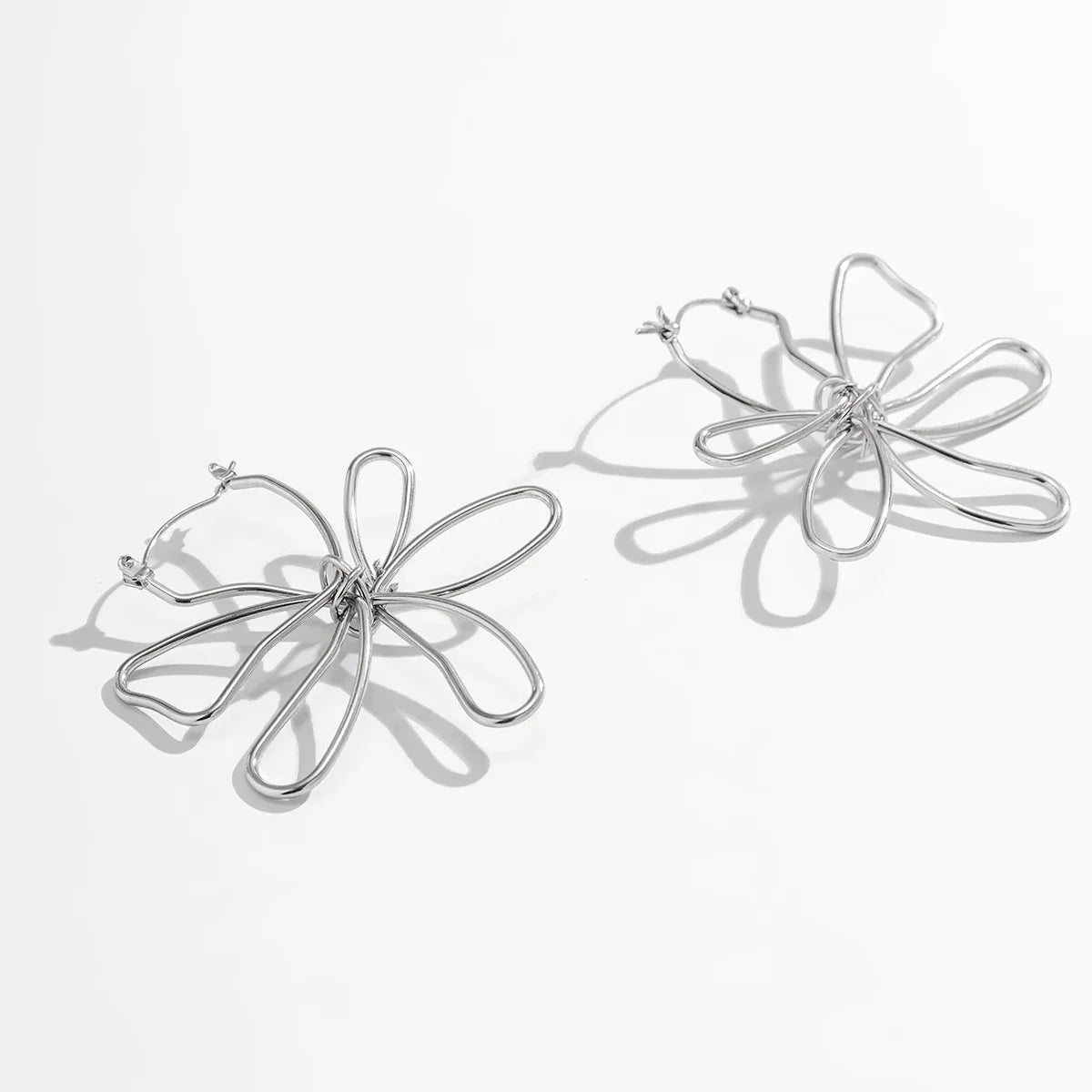 Floral Knot Outline Earrings