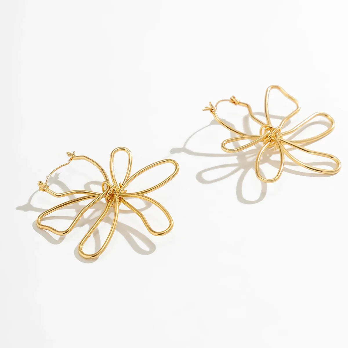Floral Knot Outline Earrings