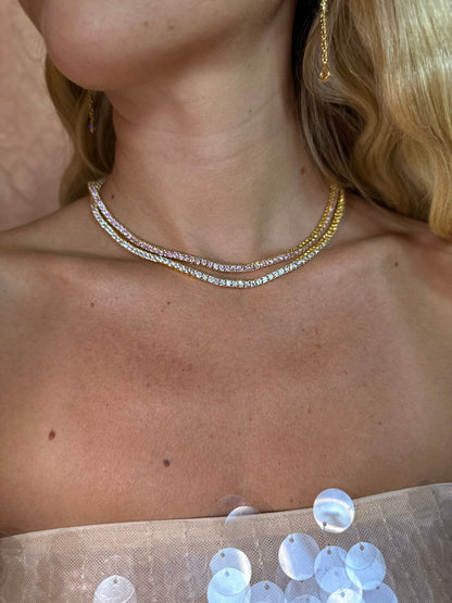 Mademoiselle Tennis Necklace