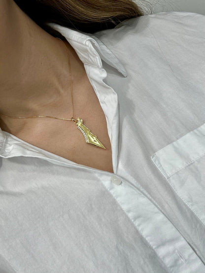 Map of Israel Necklace