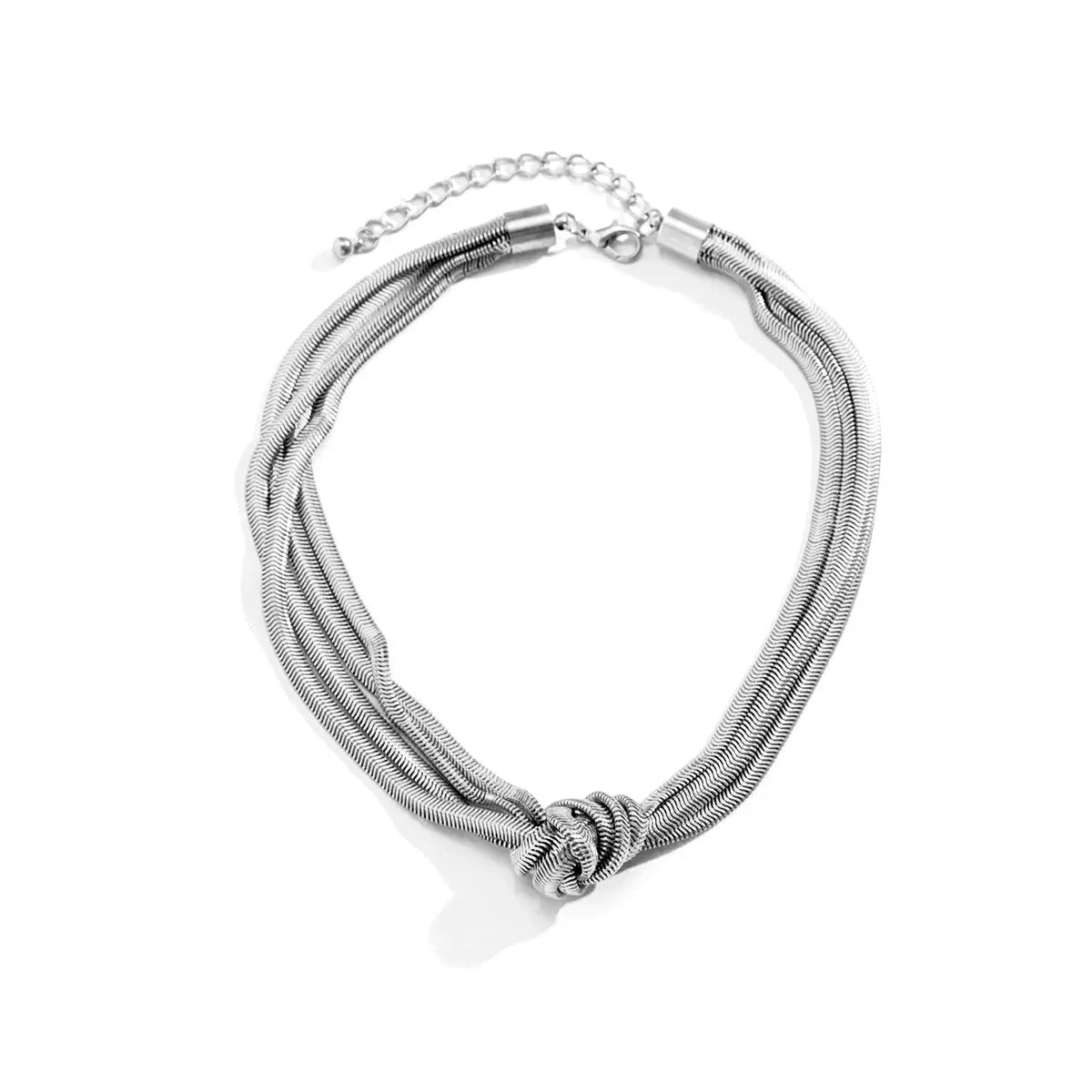 Multi Layered Chain Knot Necklace