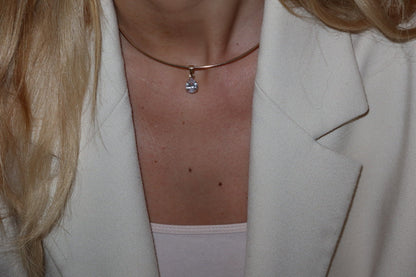 Orée- Collar and Diamond Drop