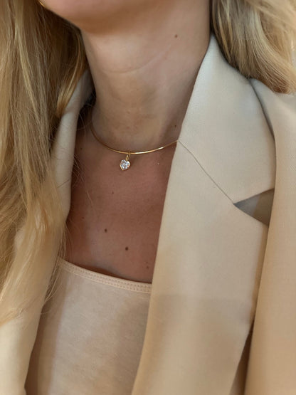 Orée- Collar and Diamond Drop