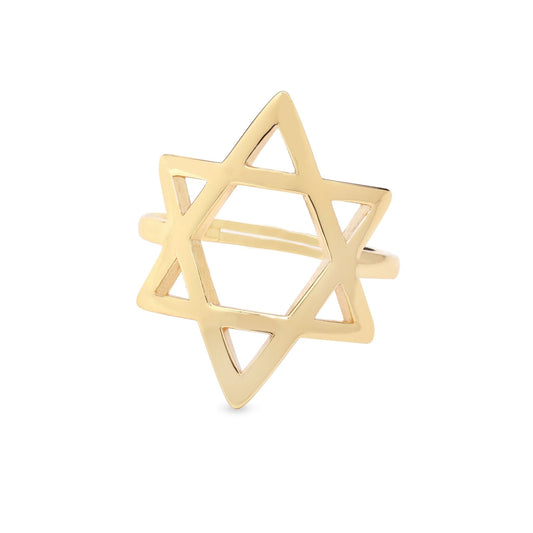 Star of David Ring Solid